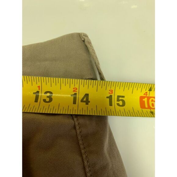 Mother The Shaker Prep Fray Killing Time Khaki Stone Pants Size 24 - Picture 12 of 13